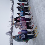 Районные соревнование по лыжным гонкам среди детских садов района.